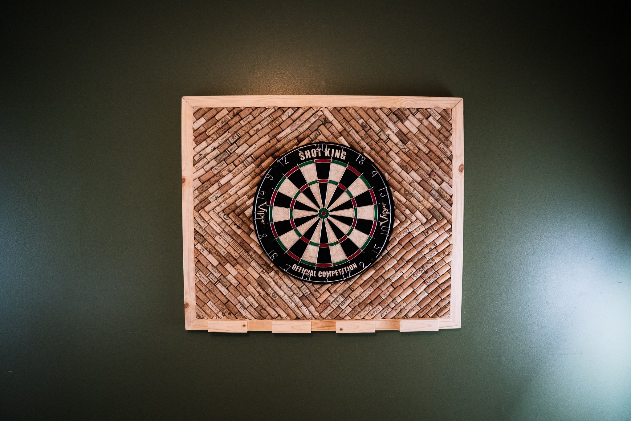 Cork Dart Board Backer Choose Any Custom Design Includes Etsy