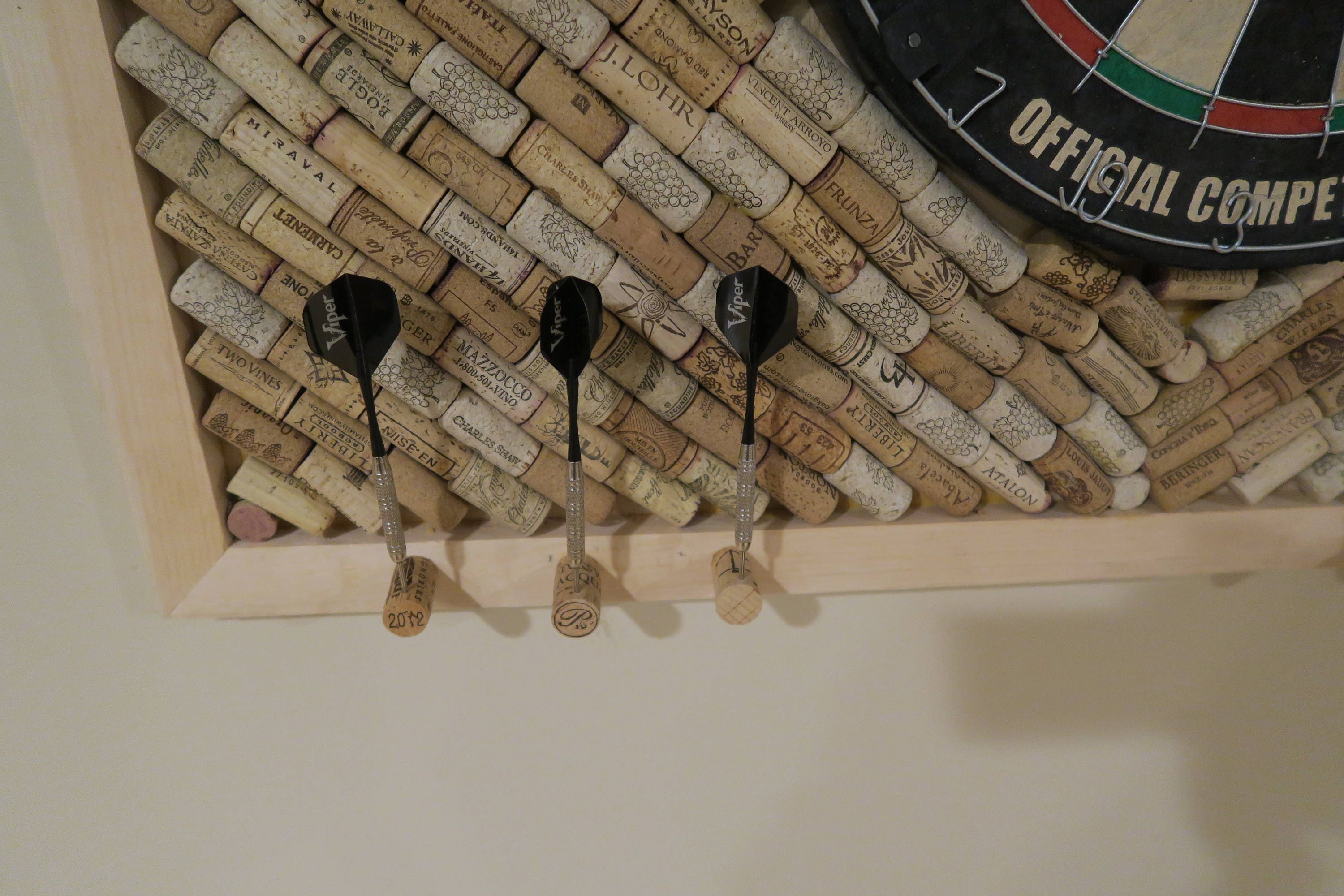 Cork Dart Board Backer Choose Any Custom Design Includes Etsy UK
