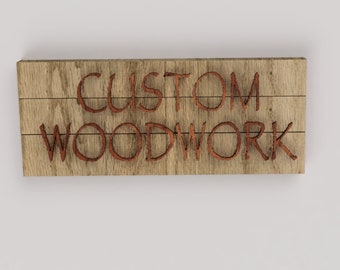 Custom Logo Sign, Custom Store Logo Sign, Interior Exterior Sign, Handmade Wood Business Sign, YOUR LOGO HERE Custom Wood Signs, Shop Sign