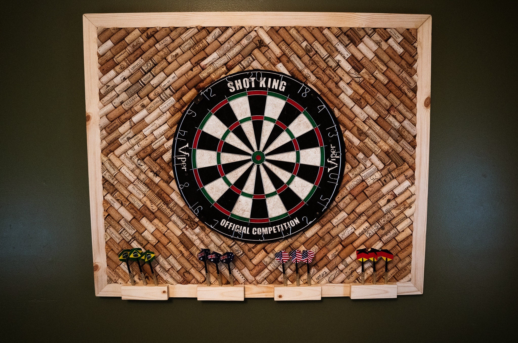 Cork Dart Board Backer Choose any custom design Includes Etsy