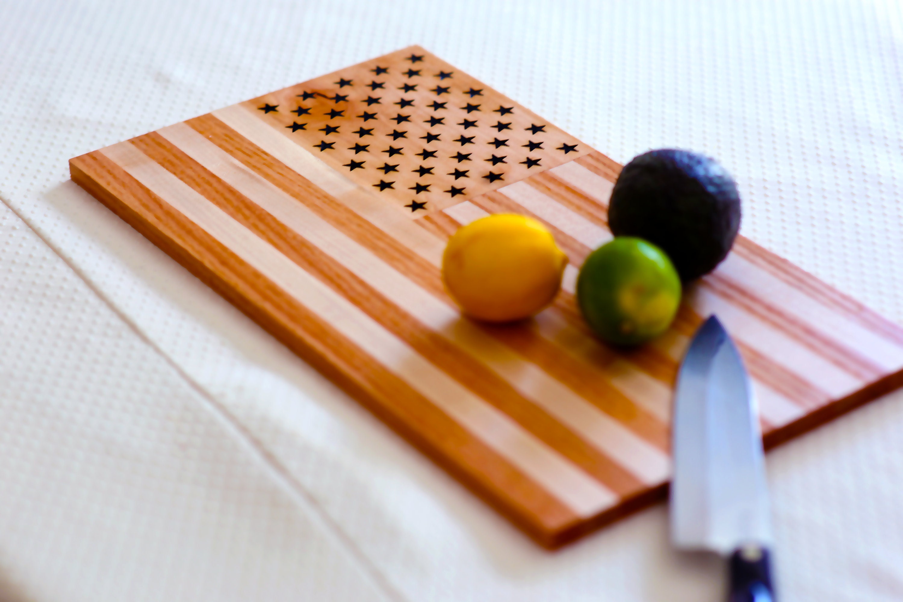 Handmade American Flag Cutting Board Etsy
