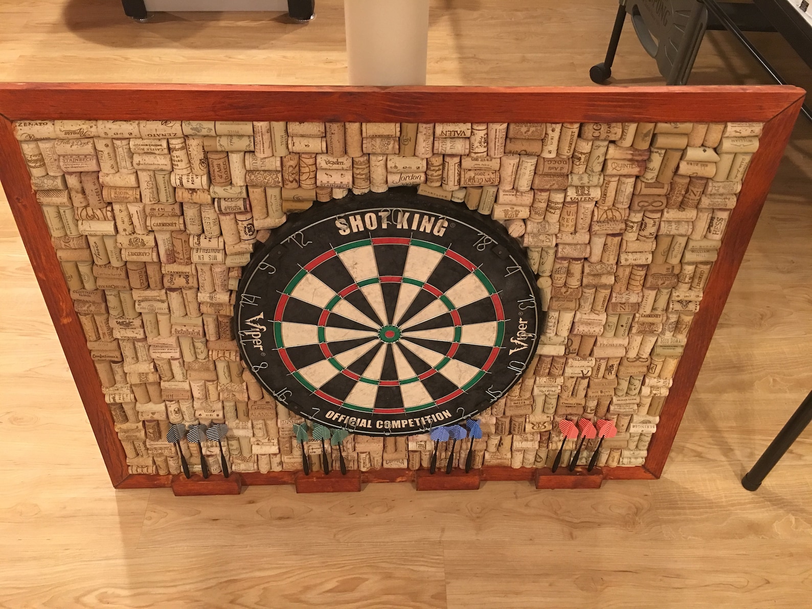 Cork Dart Board Backer Choose any custom design Includes Etsy