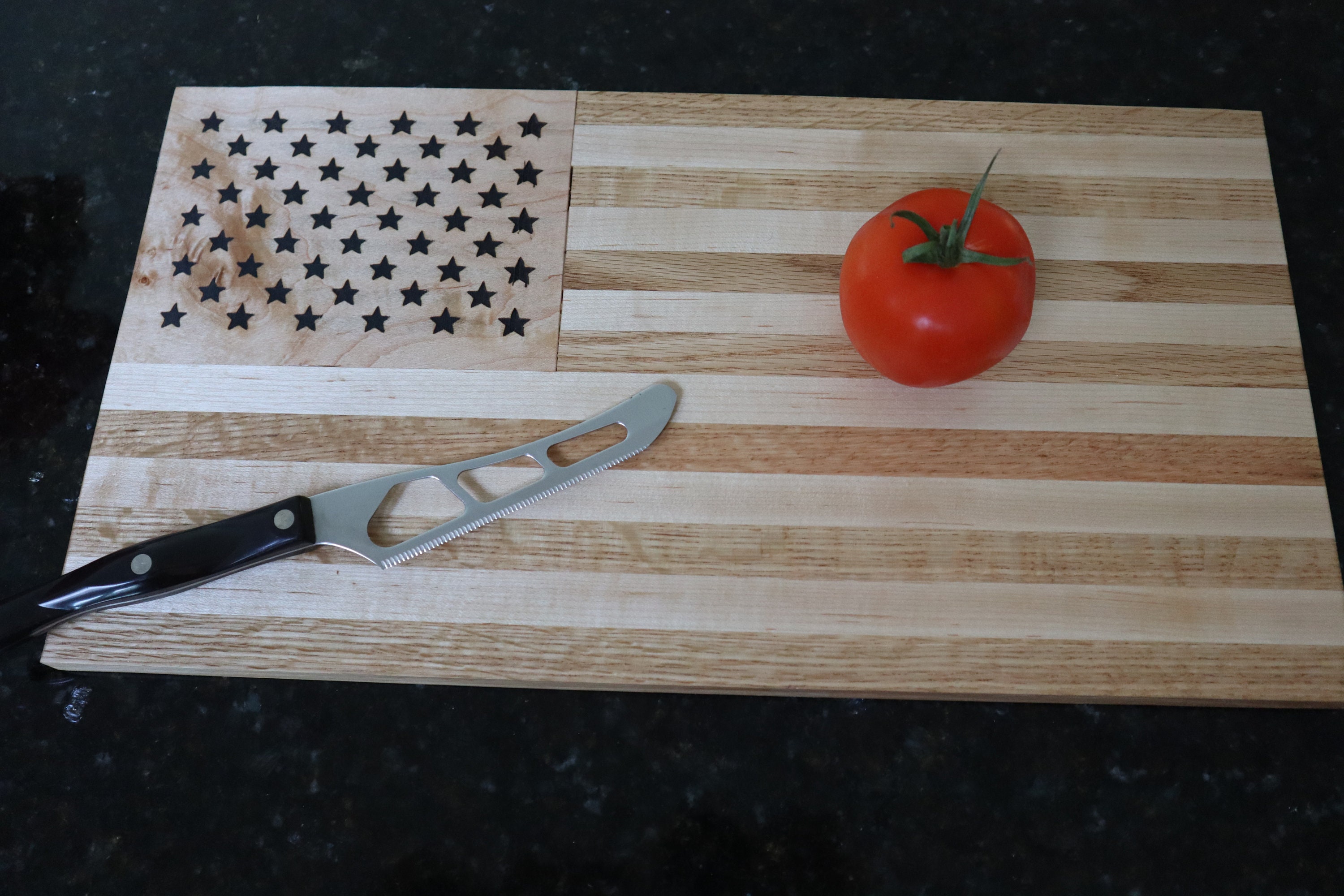 Handmade American Flag Cutting Board Etsy