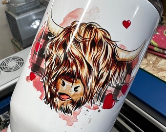 Valentine's Day Gift Mugs Tumblers - Insulated with Lid - Personalized