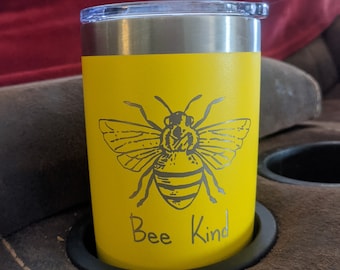 Bee Kind on a Tumbler