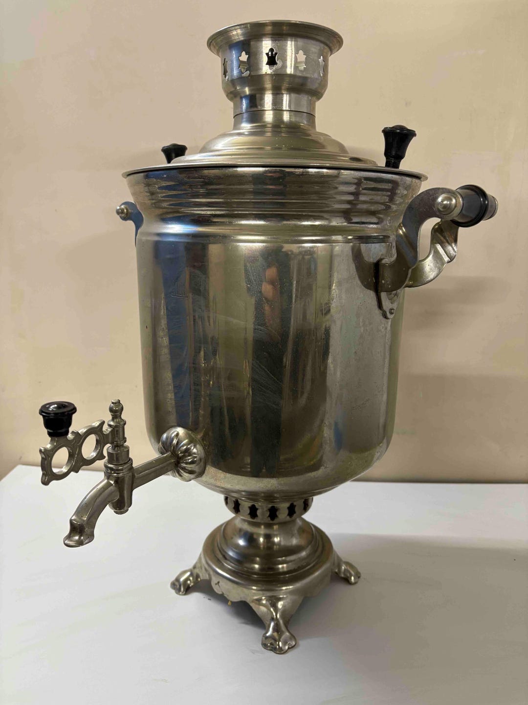 SAMOVAR Antique Samovar Samovar Teapot Vintage Teapot Antique Wood ...