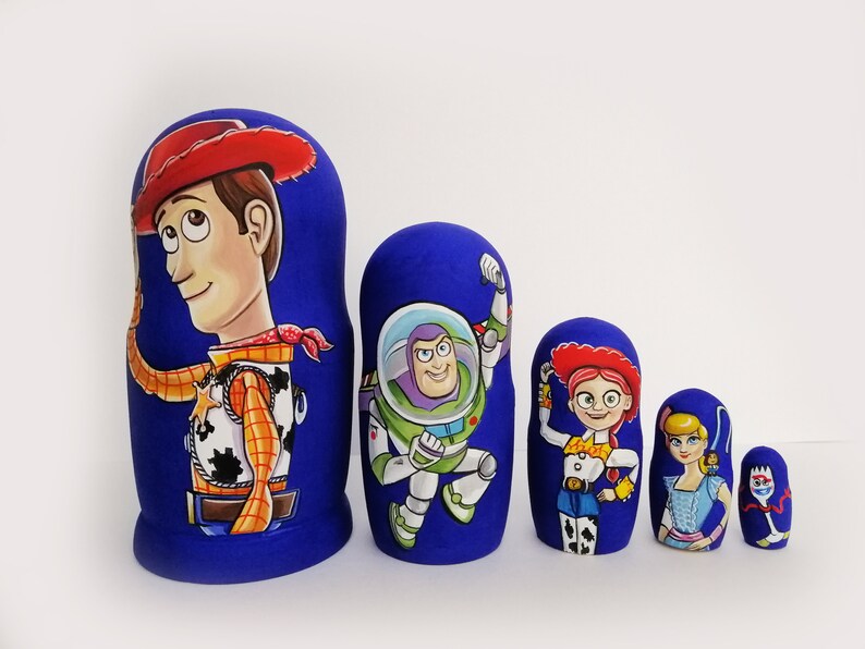 Toy Story nesting doll . Toy Story . Toy Story4. Nesting doll. Etsy