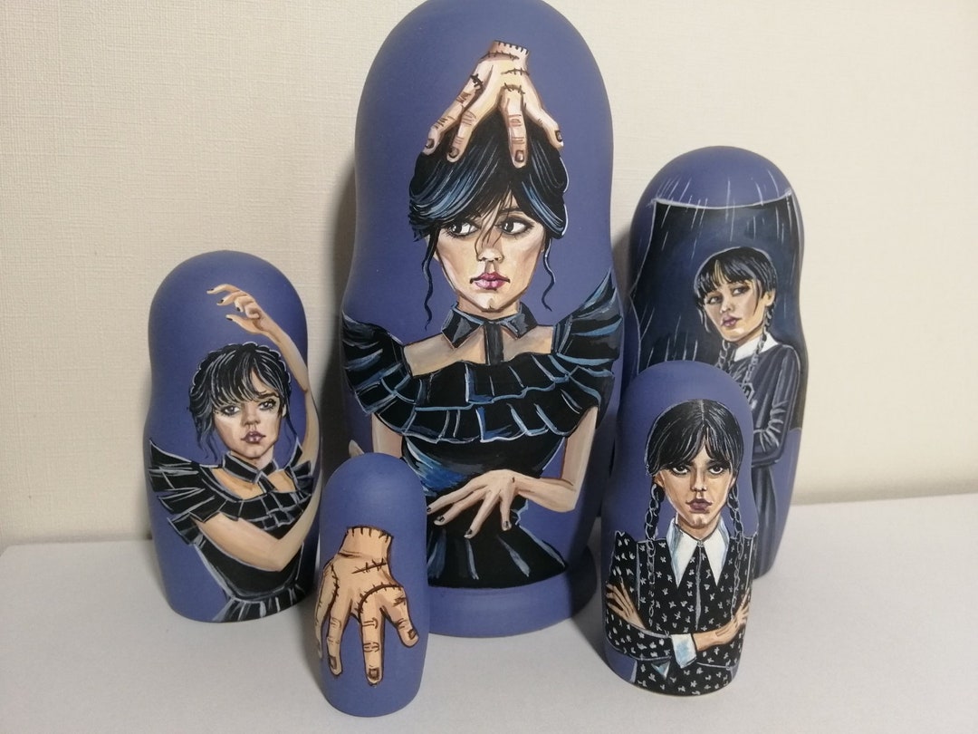 Wednesday. Unicorn Nesting Doll . Unicorn. Nesting Doll. Height 15 Cm