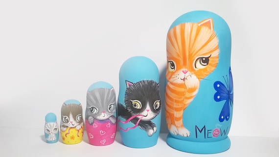 cat nesting dolls