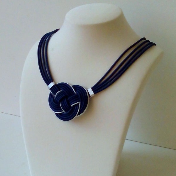 Knot Rope Necklace Etsy