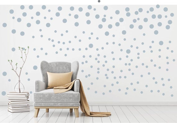 mural wall stickers 198 RINGS /& POLKA DOTS vinyl decal