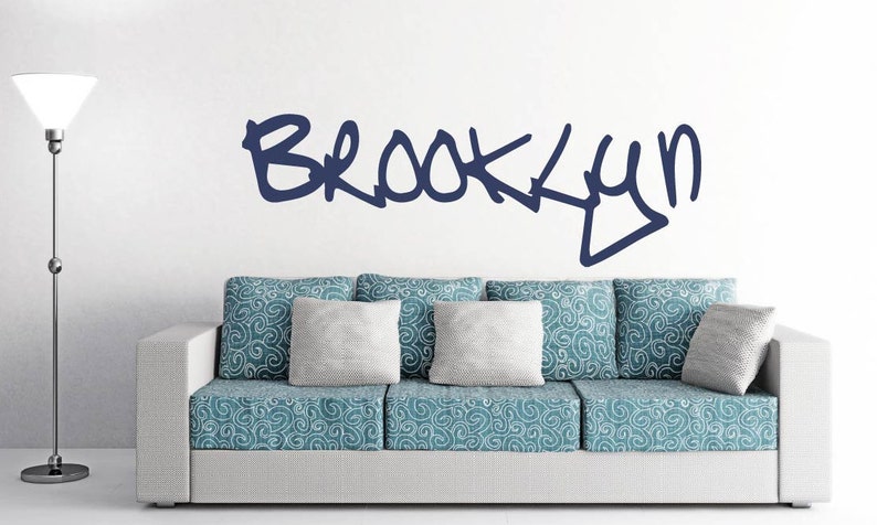 Brooklyn Yew York City Graffiti Wall Decal Sticker Vinyl Image 0