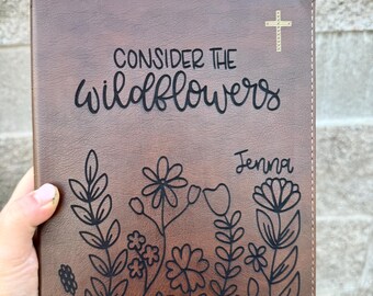 The Bridesmaid Gift Bible | NIV Personalized Leather Bible with Laser Engraving | Keepsake Gift | Christian Wedding, Baptism, Graduation