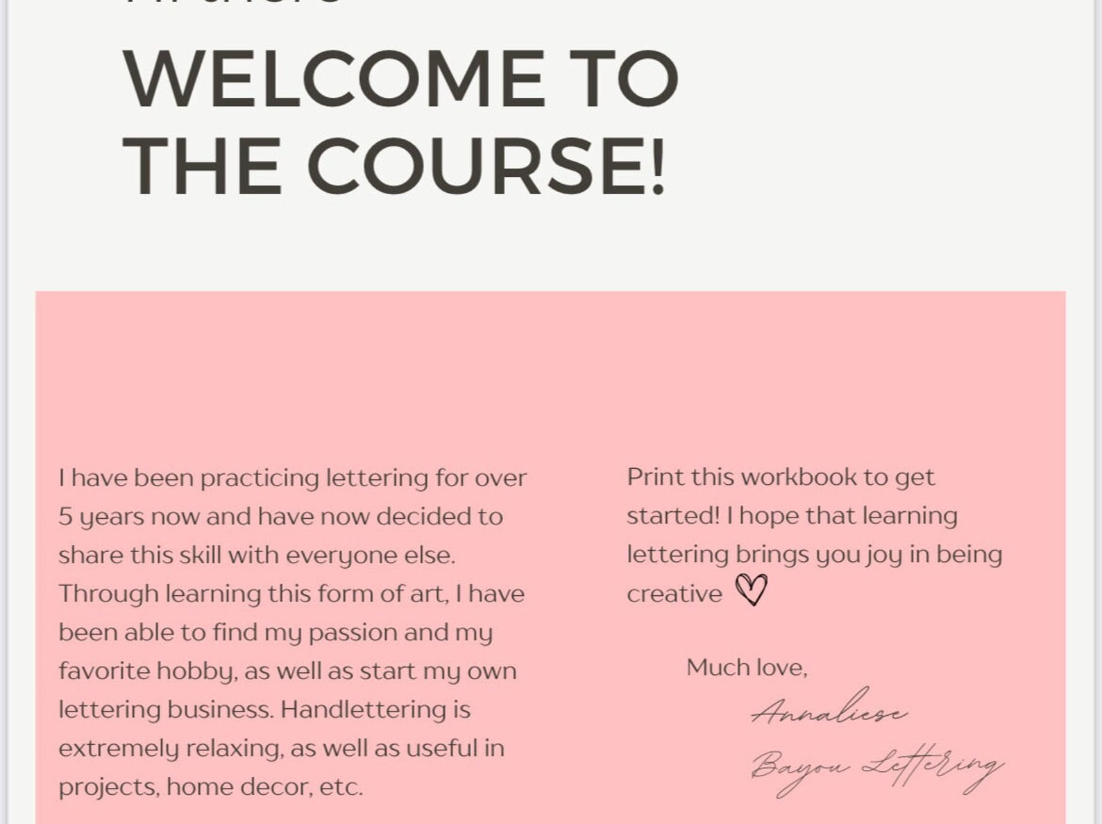 The Ultimate Guide to Lettering Basics - Lettering Tutorial Printable ...