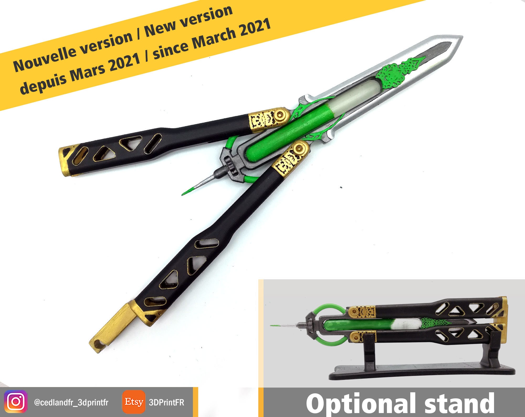Octane Butterfly Knife Of the Apex Legends Replica Game 1:1 | Etsy