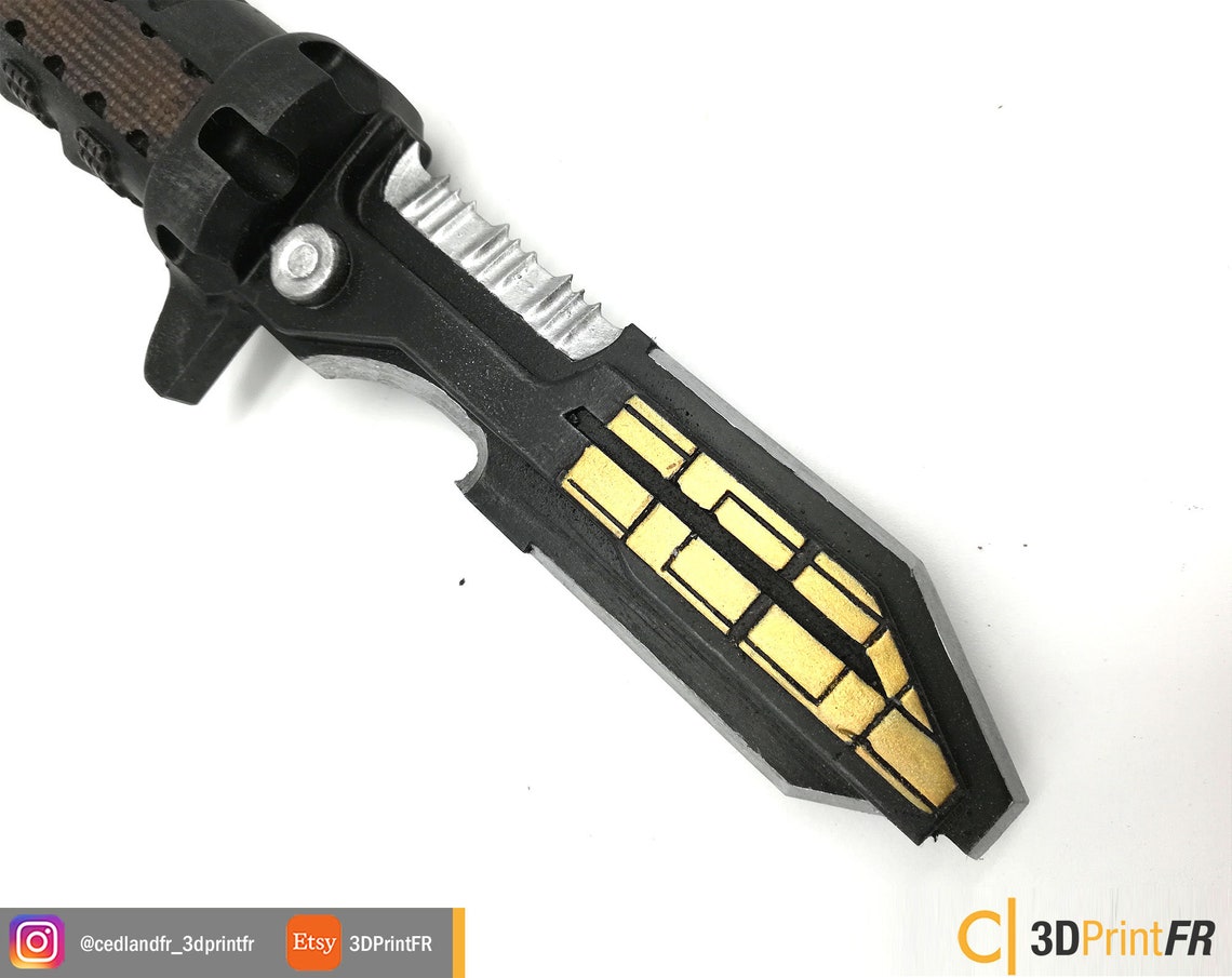 Data Knife Inspired by Titanfall 2 Replica 11 Painted Custom Etsy