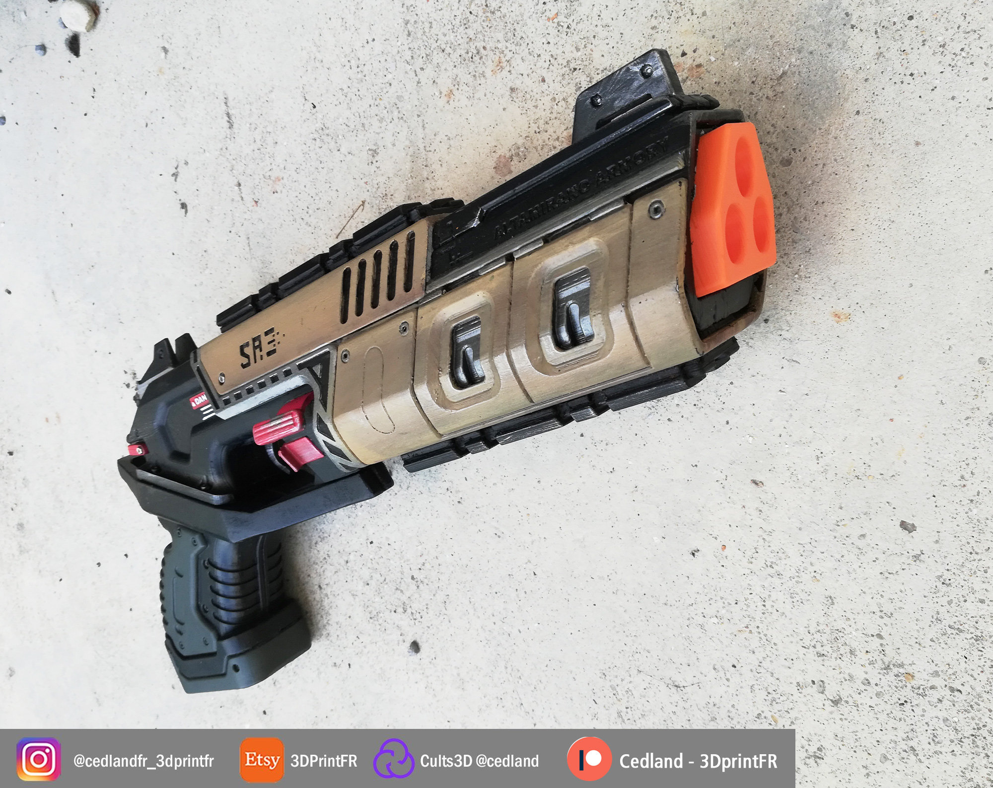 Mozambique Shotgun from Apex Legends Game 1:1 Replica Fan Art Prop