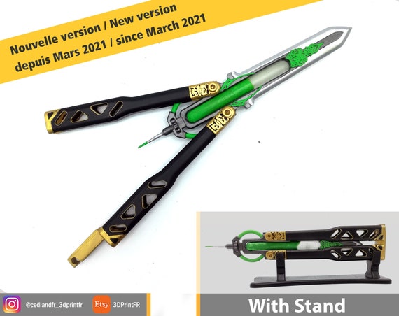 Octane Butterfly Knife uit het spel Apex Legends Replica 1:1 Etsy Nederland...