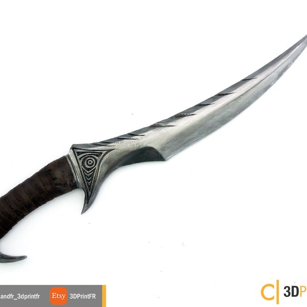 Dague Blade of Woe inspirée de Skyrim Réplique 1:1 Fan Art prop