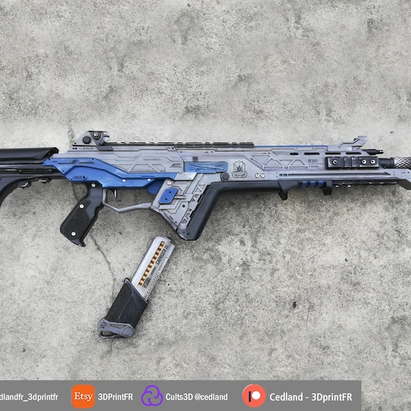 R-301 Assault Rifle from Apex Legends Game 1:1 Replica Fan Art prop