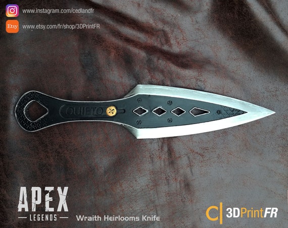 Knife Heirlooms Of Wraith From Apex Legends Replica 1 1 Etsy