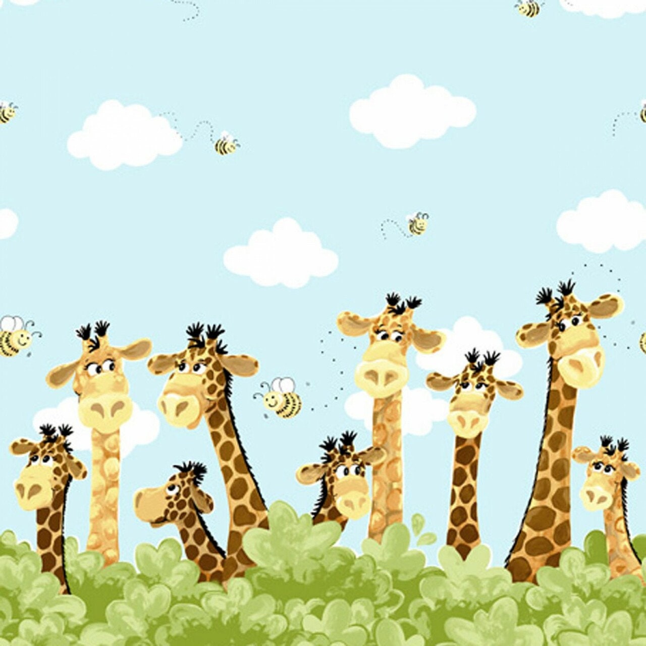 Giraffe Border Clip Art