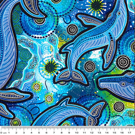 アボリジニアート スピリット オブ ザ ブッシュ 2 ビッグ フィン