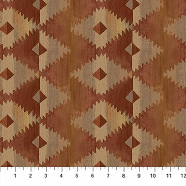 Saddle Up Cowboy Blanket Rust Multi Dp24385-34 Cotton Quilting Fabric 1/2 Yard