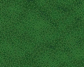 Quilting Treasures Spotsy Green Blender 29912-FG Cotton Quilting Fabric 1/2 YARD