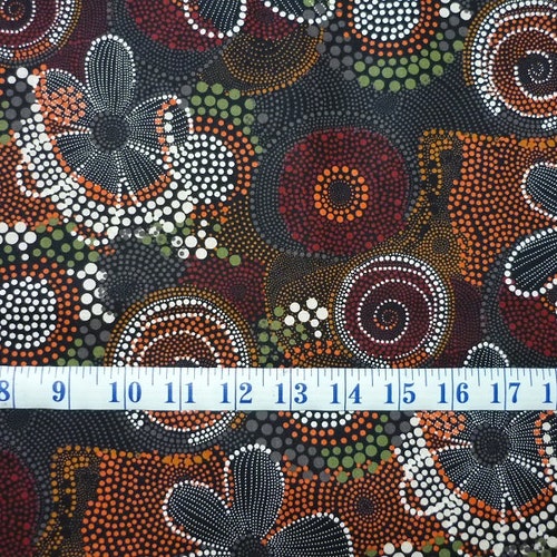 Aboriginal Australian Art Inspired Namoo Cotton Quilting Etsy