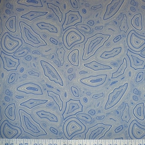 True Colours Mineral Sapphire Tula Pink Cotton Quilting Fabric 1/2 YARD