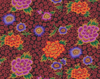Kaffe Fassett Charlotte Dark Pwgp186-ciemna bawełniana tkanina pikowana 1/2 jarda