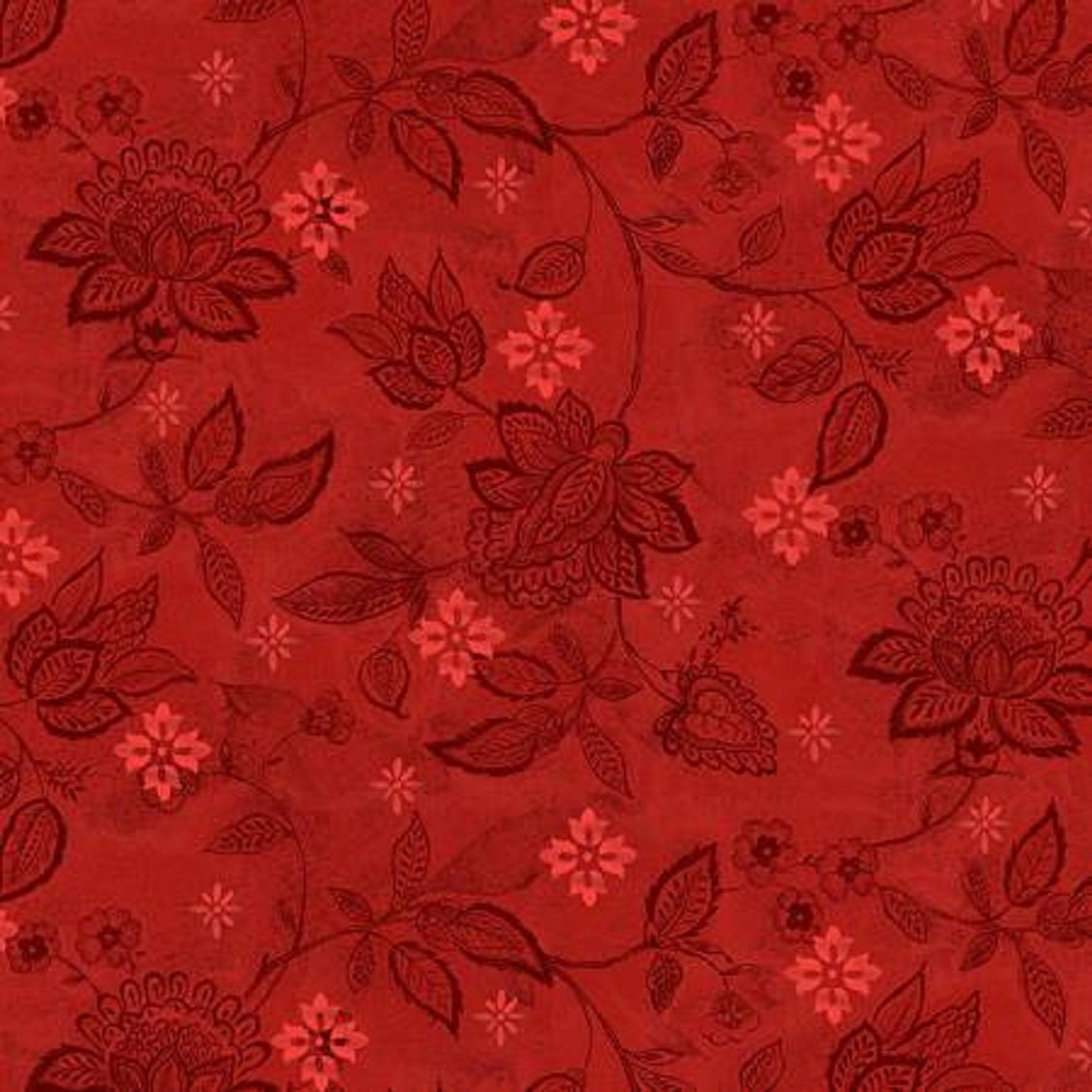 Solid Red Fabric by the Yard, Cotton Red Fabric, Solid Red Cotton
