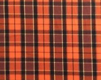 Tartan Red Ruff Life Cotton Quilting Fabric 1/2 YARD