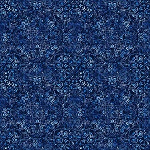 Runen Wild Punzierte Leder Navy 30631-N Baumwolle Quilting Stoff 1/2 YARD