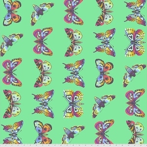 Daydreamer Butterfly Hugs Lagoon - Tula Pink - PER QUARTER METRE Daydreamer Butterfly Hugs Lagoon - Tula Pink - PER QUARTER METRE