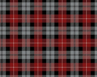 Plaid FLANNEL Red From David Textiles Fabrics - Etsy