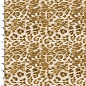 Global Luxe African Leopard Skin 18008-MLT Cotton Quilting Fabric 1/2 YARD