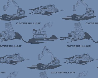 Vintage Raupe Main Blau C13840R-BLUE Quilting Stoff Baumwolle 1/2 HOF