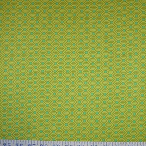 True Colours Hexy Chameleon Tula Pink Cotton Quilting Fabric 1/2 YARD