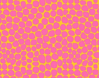 Kaffe Fassett Jumble Gelb Pwbm053-gelb Baumwolle Quilting Stoff 1/2 Yard