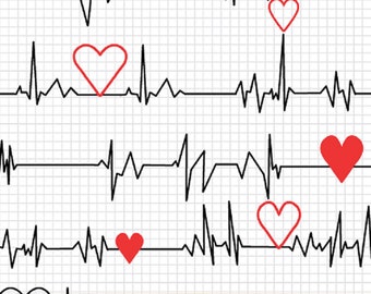 Chiamando tutte le infermiere Cuore Battere Bianco Cotone Quilting Tessuto 1/2 YARD
