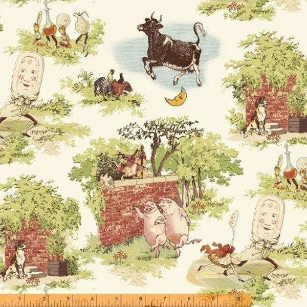 Nursery Rhyme Fabric Etsy