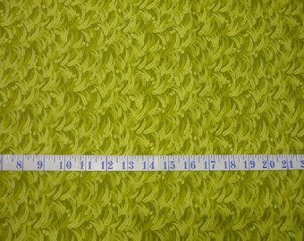 Australian Eucalyptus Leaves and Gumnuts Green Cotton Quilting Fabric 1/2 YARD