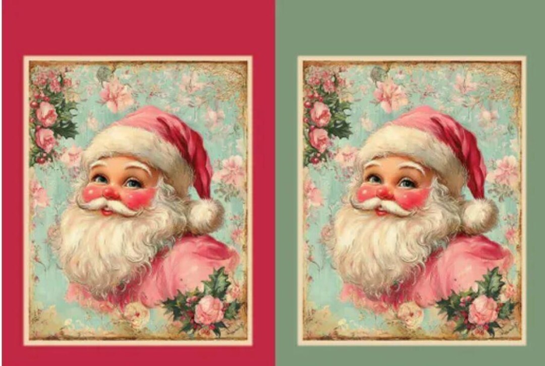サンタのシンフォニー サンタクロース ヴィンテージ クリスマスサック