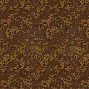 Sunset Rodeo Monotone Texture Brown 9155 33 Cotton Quilting Fabric 1/2 YARD