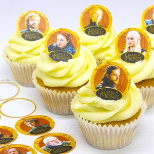 Toppershack 12 x PRE-CUT Game of Thrones Edible Cake Toppers Bild 3