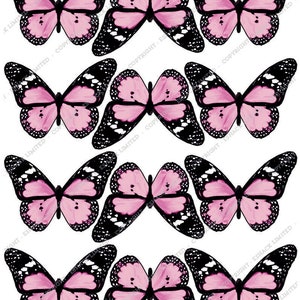 Cakeshop 12 x PRE-CUT Assorted Colour Edible Butterfly Cake Toppers 