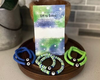 First Day of School Bracelet: Mommy and Me Matching Set