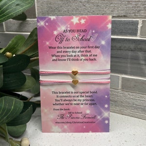 Mommy and Me Bracelets, Someone Special and Me Bracelets, Off to School: The Princess Farewell Bracelets, Back to School Bracelets